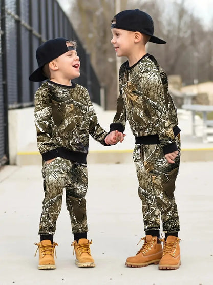 ARMY PRINTED WINTER KIDS SWEAT SUIT