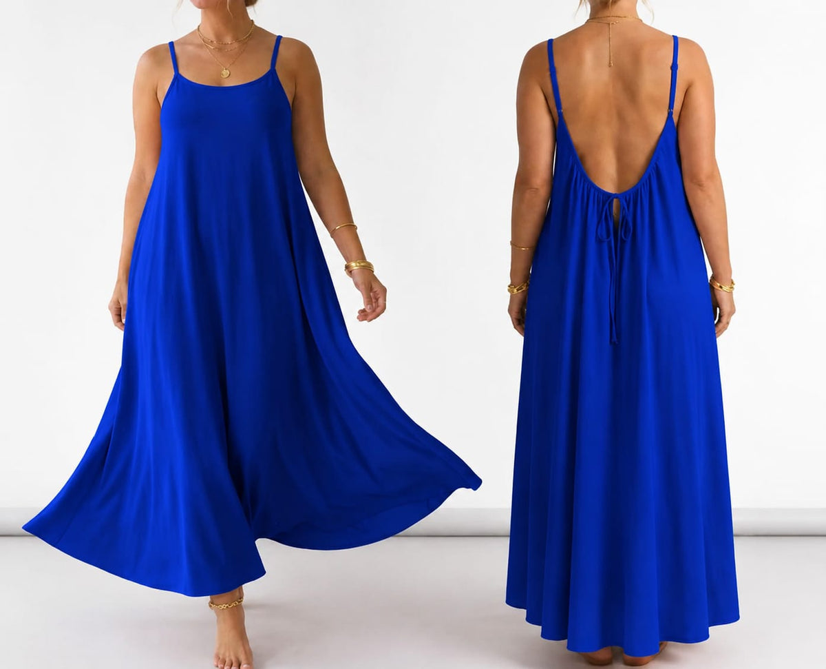 BLUE WOMEN LONG CAMI MAX