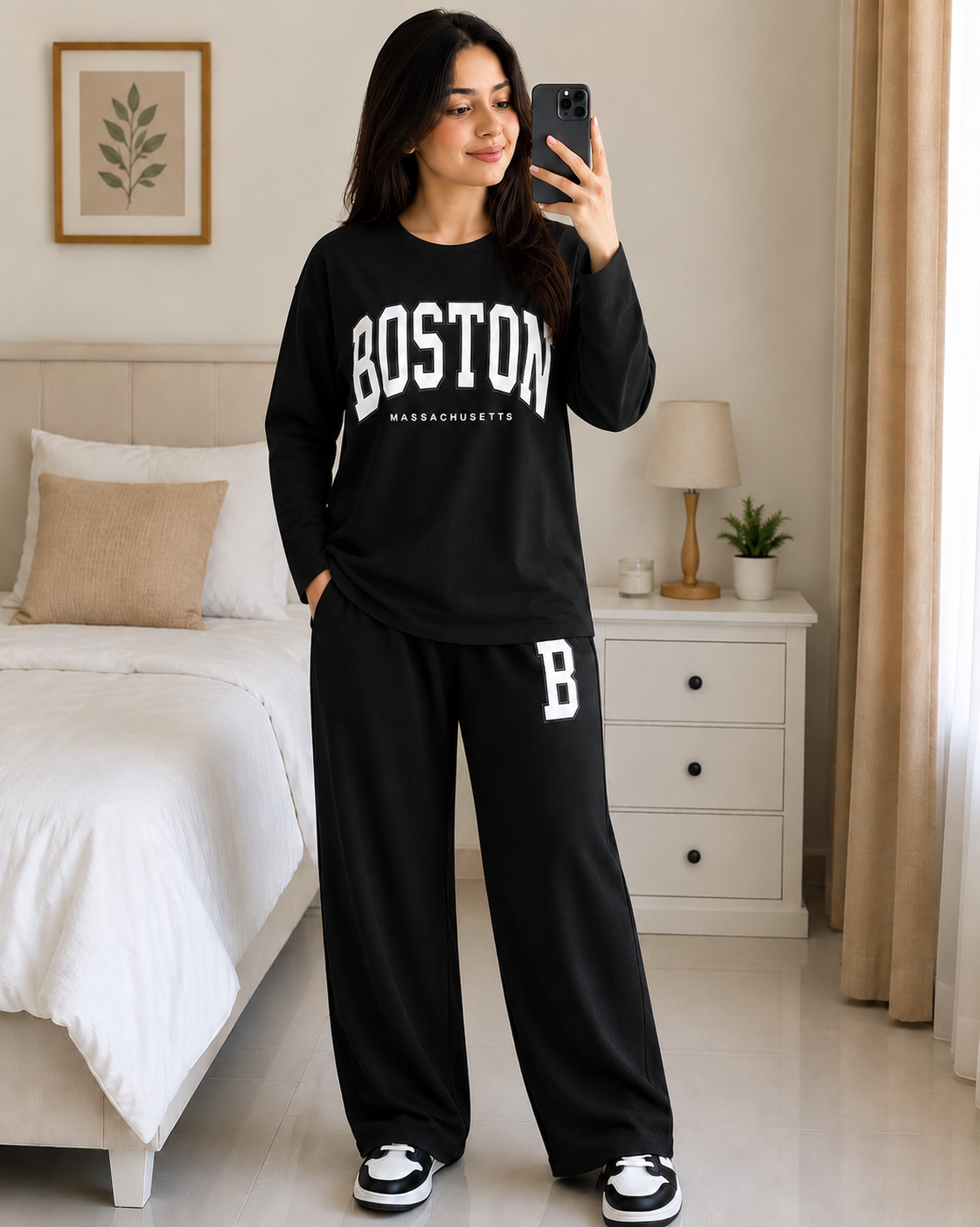 Black Bostan Co ord Set