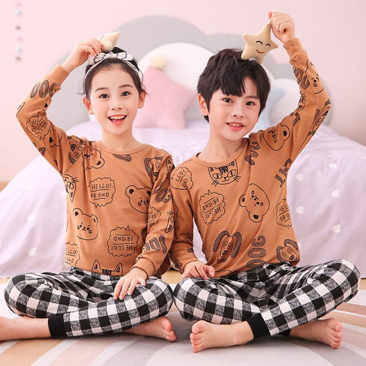 Hello Friends Printed Kids Wear