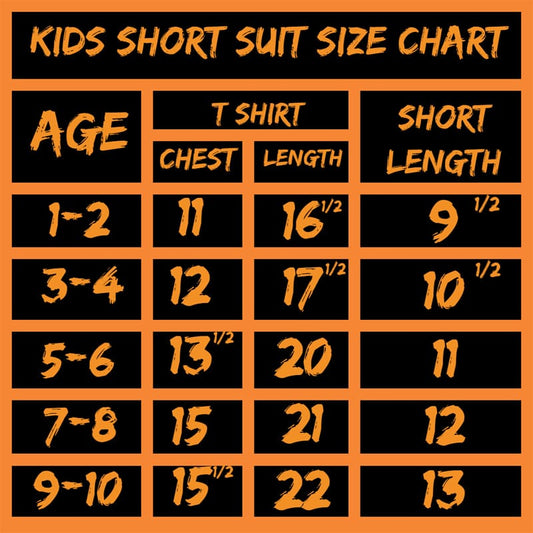 Orange And Yellow Printed Half Sleeves Kids Wear - choakas